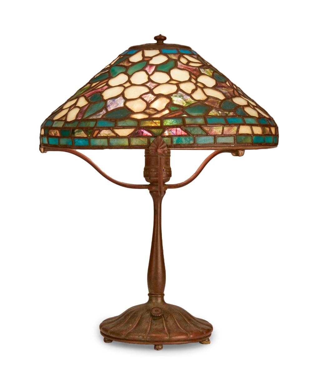 A BUFFALO STUDIOS LEADED GLASS
