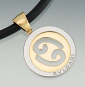 A Bulgari 18k Gold and Steel C
