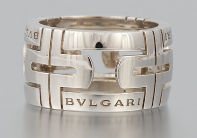 A Bulgari 18k Gold Parentesi Band