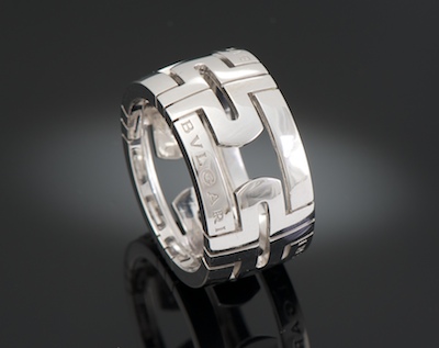 A Bulgari 18k Gold Ring From