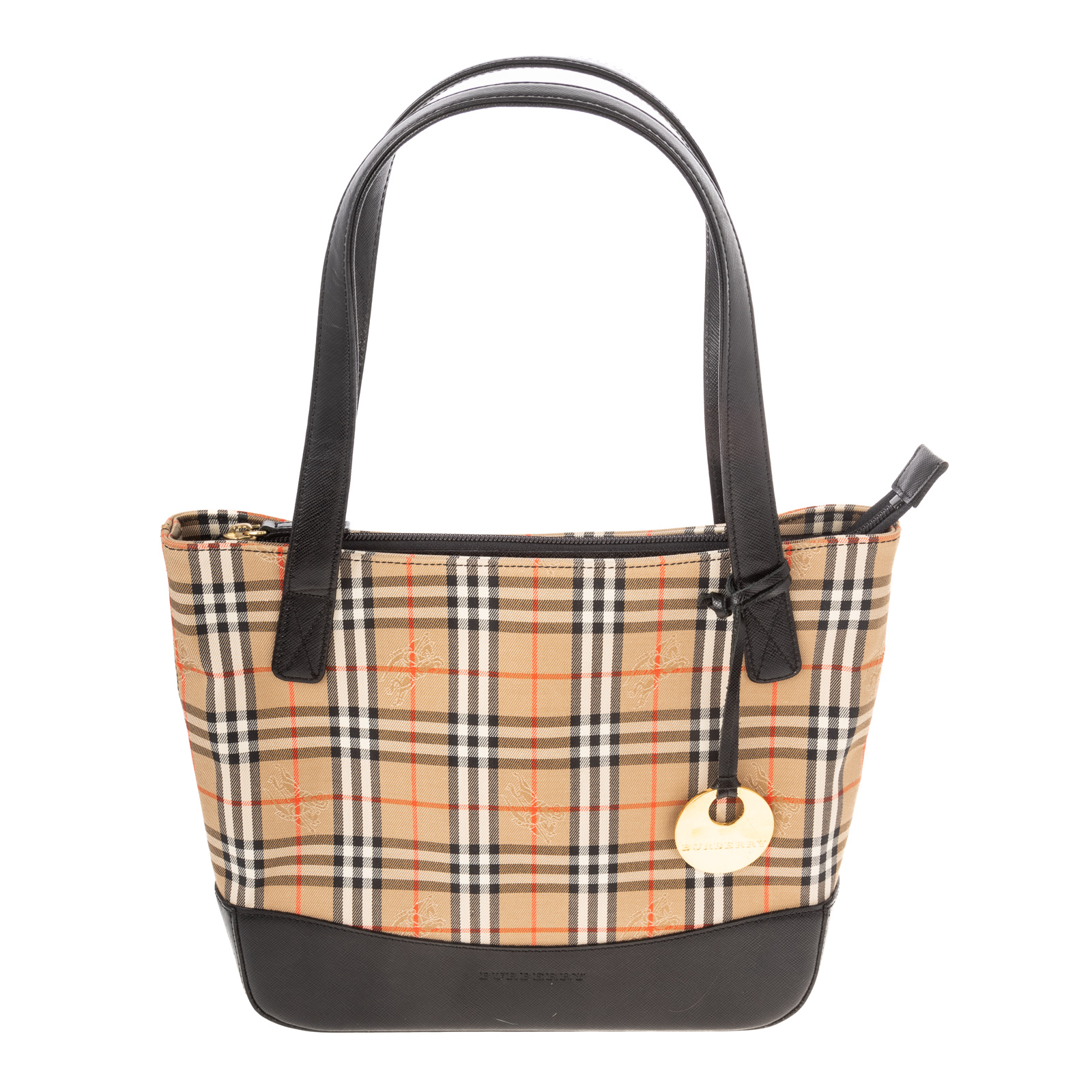 A BURBERRY HAYMARKET CHECK SQUARE