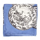 A Burberrys Silk Scarf in a po
