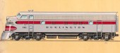 A BURLINGTON ROUTE F3 LOCOMOTI