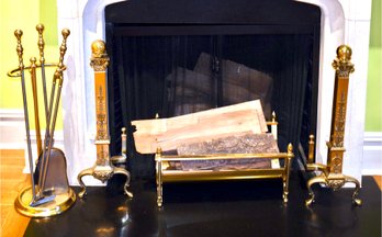 A burnished brass French Empire