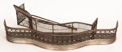 A burnished steel serpentine