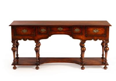 A burr yew dresser of 17th