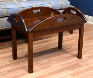 A butler’s tray table/coffee