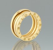 A Bvlgari 18k Gold Ring From B