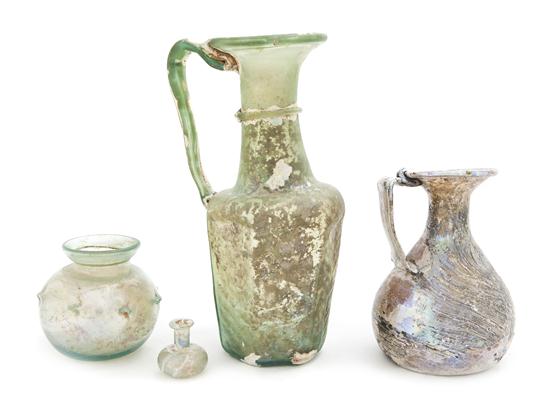 A Byzantine Clear Glass Pitcher