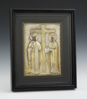 A Byzantine Style Gilded Sterl
