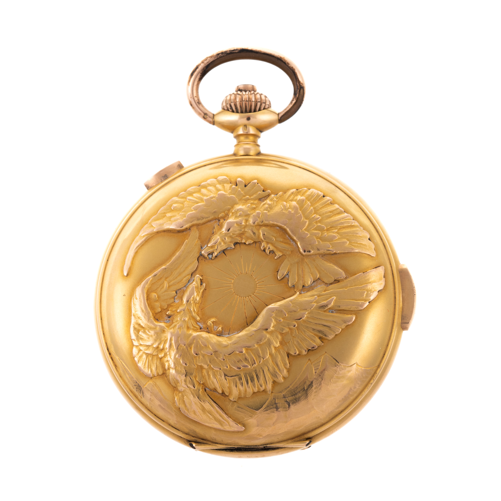 A C.1900 REPEATER POCKET WATCH IN