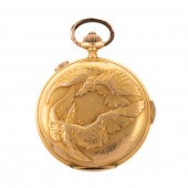 A C.1900 REPEATER POCKET WATCH