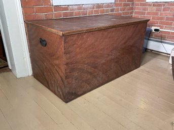 A ca. 1840 dovetailed, six board