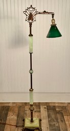 A ca. 1900 Art Nouveau gilt iron
