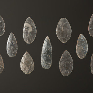 A Cache of Hornstone Blades