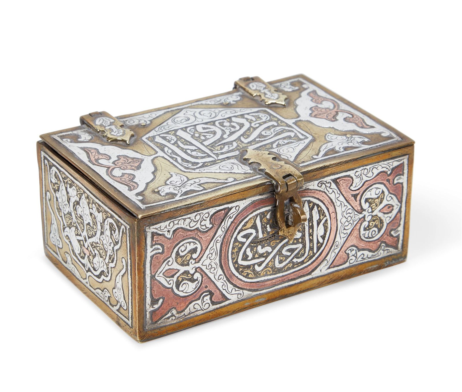 A CAIROWARE COPPER,  SILVER & BRASS