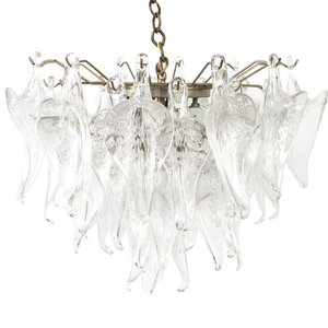 A Camer Murano Glass Chandelier