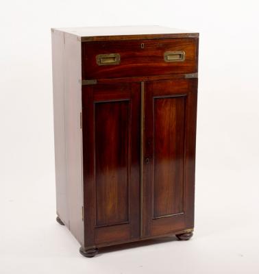 A campaign chest fitted a drawer
