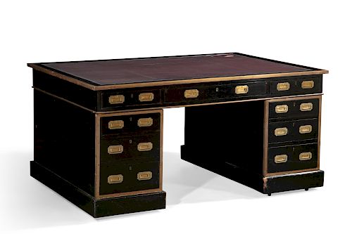 A CAMPAIGN STYLE EBONIZED