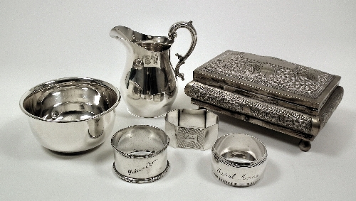 A Canadian silver part tea
