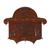 A CANADIAN WWI CARVED AND INLA