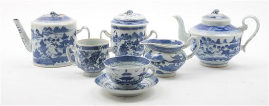 * A Canton Assembled Partial Tea