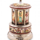 A Capodimonte Musical Cigar Bo
