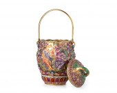 A CAPODIMONTE PORCELAIN BISCUI