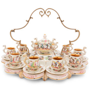 A Capodimonte Porcelain Demitasse
