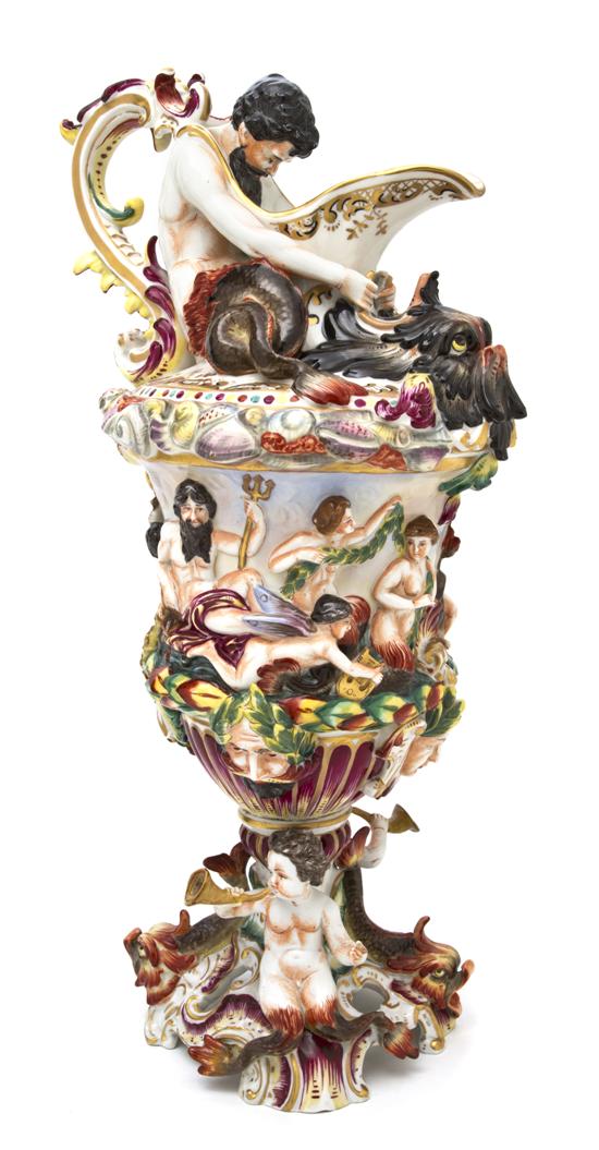 A Capodimonte Porcelain Figural