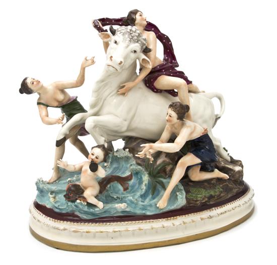 A Capodimonte Porcelain Figural