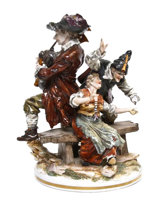 A Capodimonte Porcelain Figural