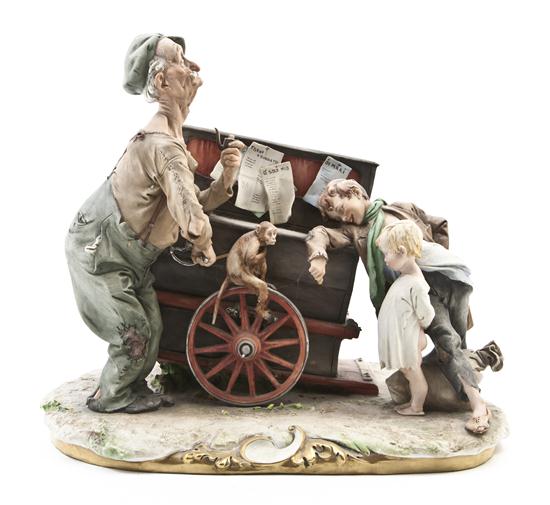 *A Capodimonte Porcelain Figural