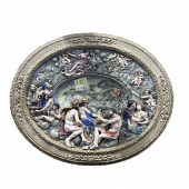 A CAPODIMONTE STYLE PORCELAIN