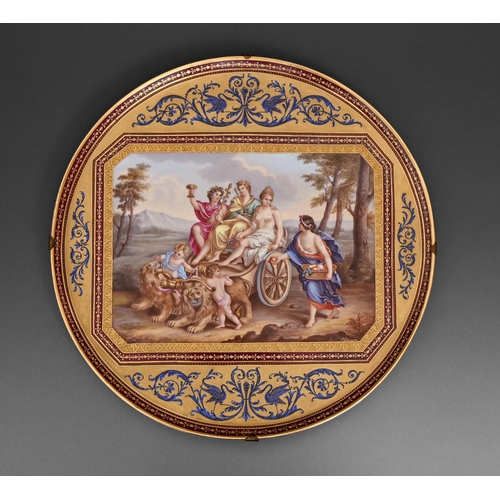 A Carl Knoll Vienna style porcelain