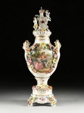 A CARL THIEME FLORAL ENCRUSTED