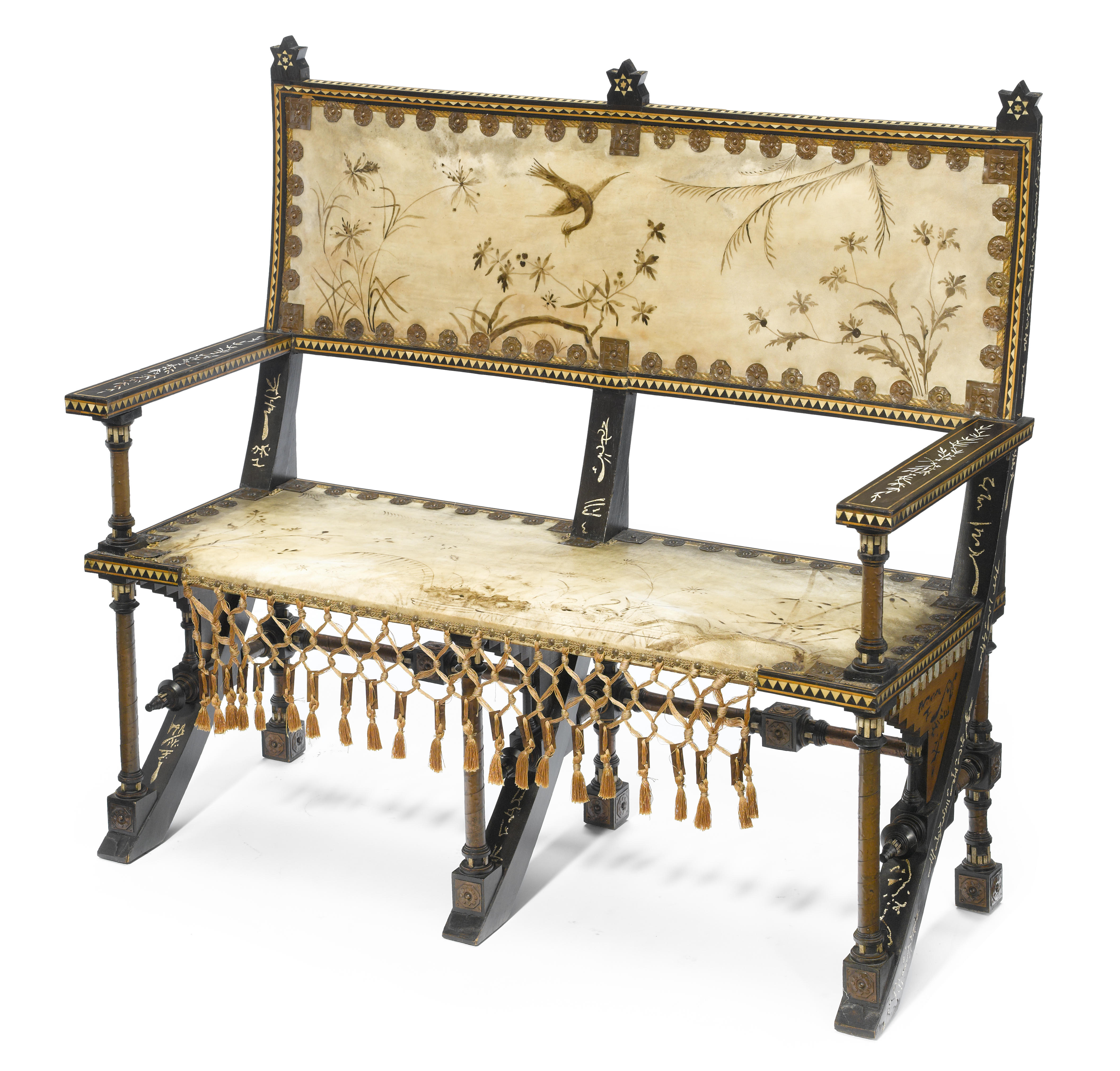 A Carlo Bugatti ebonized wood