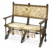 A Carlo Bugatti ebonized wood