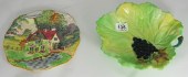 A Carltonware Leaf Dish decora