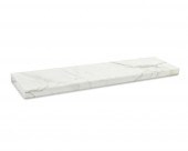 A CARRERA MARBLE LOW PLINTH TA