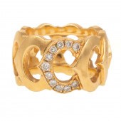 A CARTIER "C DE CARTIER" WIDE