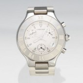 A Cartier Chronoscaph 21 Stain