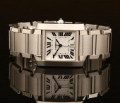 A Cartier 'Francaise' stainles