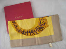 A Cartier Paris scarf boxed.