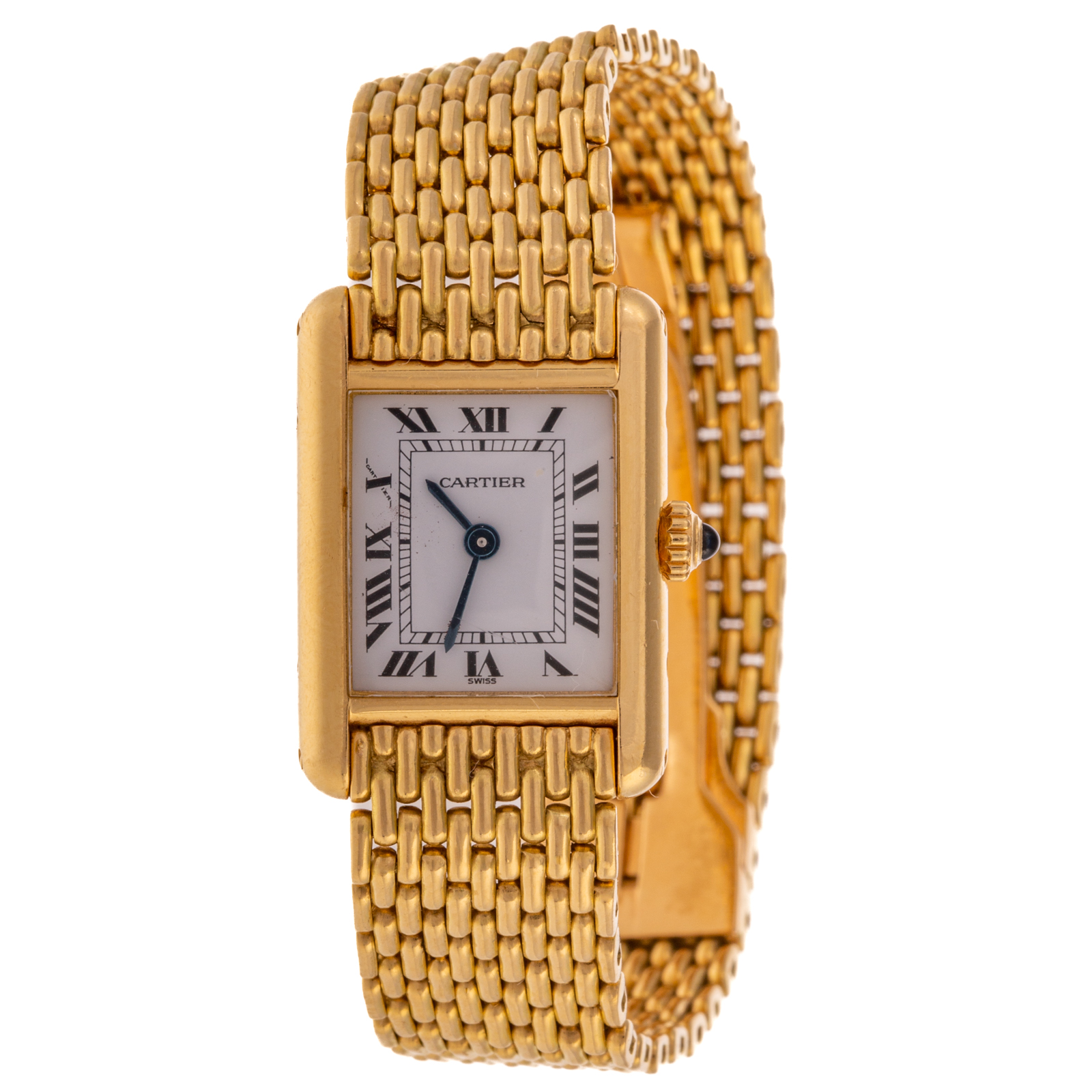 A CARTIER "TANK LOUIS" WATCH IN 18K