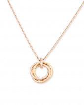 A CARTIER TRINITY DIAMOND PEND