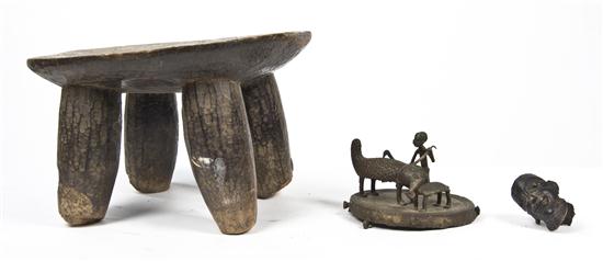 A Carved African Stool having a