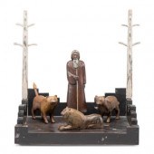 A Carved and Painted Folk Art