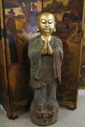 A CARVED AND PARCEL-GILDED WOO
