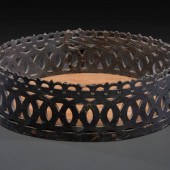 A Carved and Pierced Baleen Ba